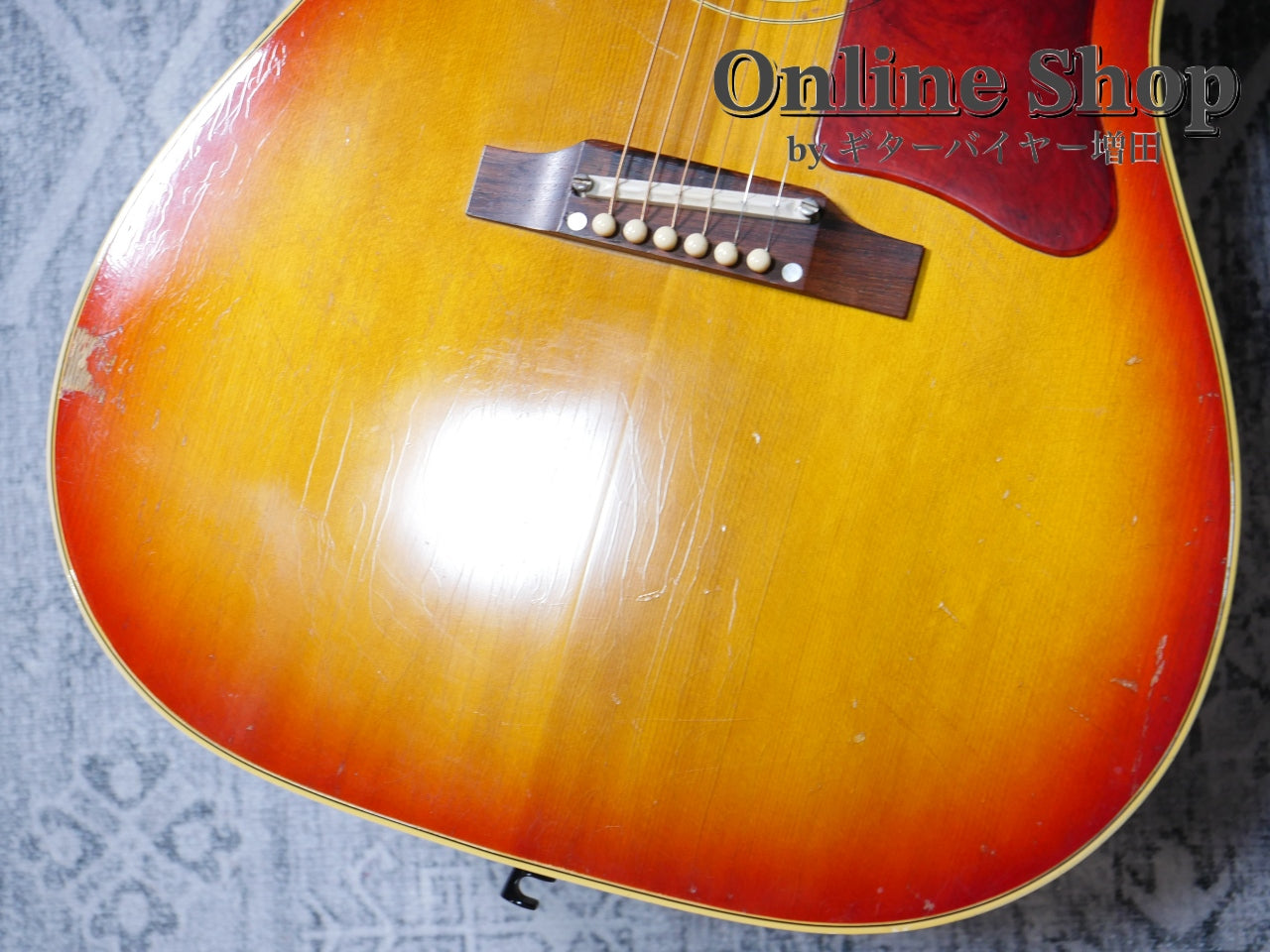 VINTAGE 1965 Gibson J-45 Cherry Sunburst