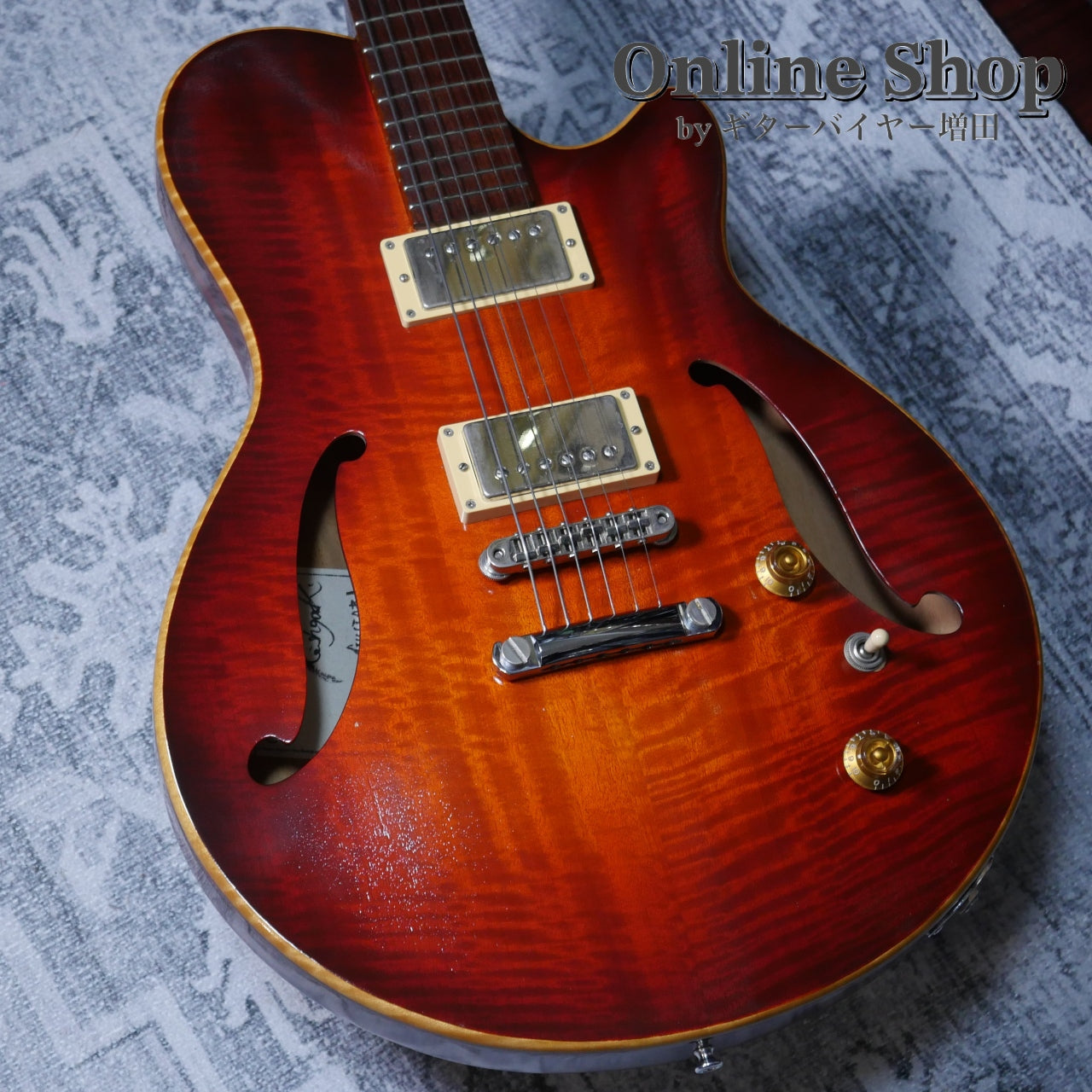 USED 2010s Style-N Nishgaki Guitars Arcus Semihollow 2PU Sunburst