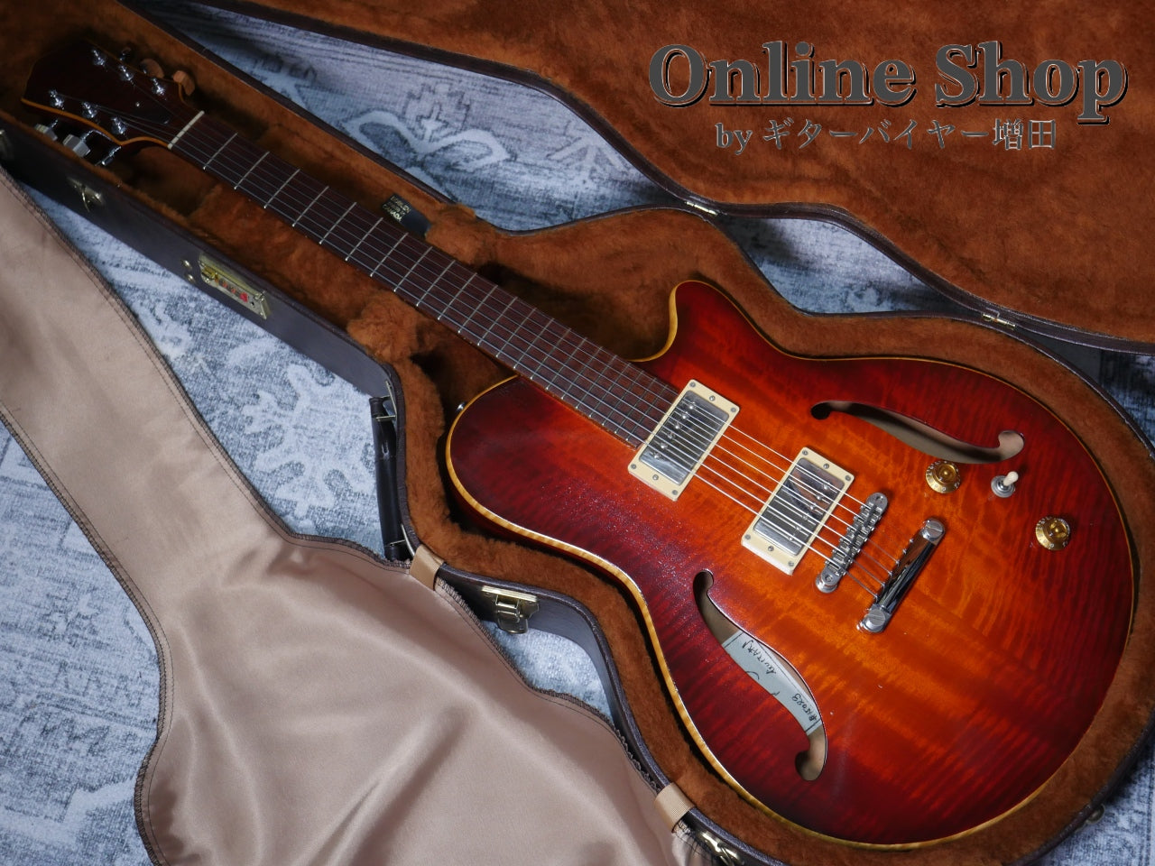 USED 2010s Style-N Nishgaki Guitars Arcus Semihollow 2PU Sunburst