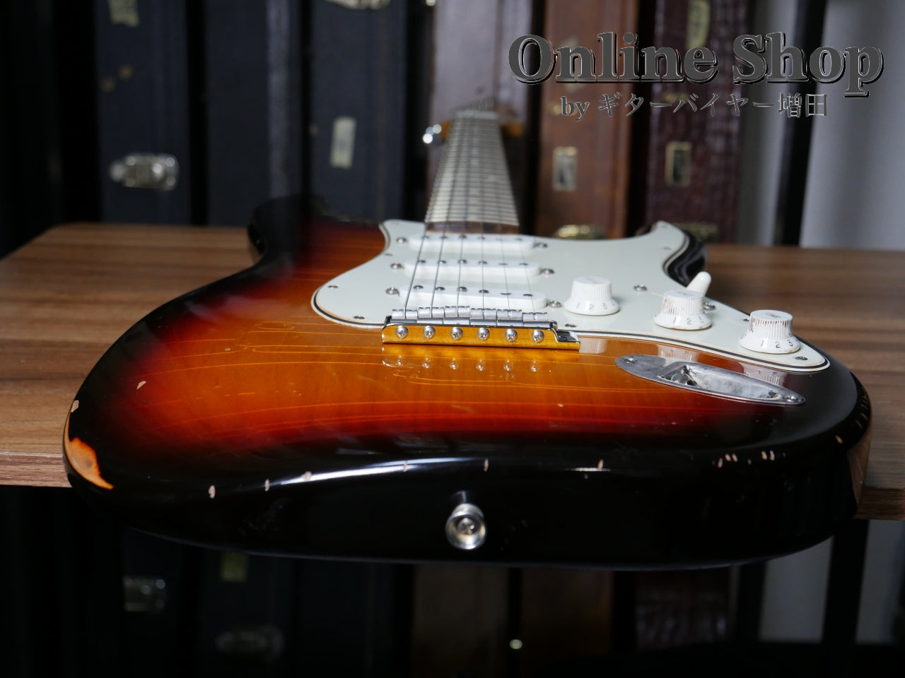 USED 2023s RS Guitarworks Contour Greenguard 3Tone Sunburst "Road Killed"