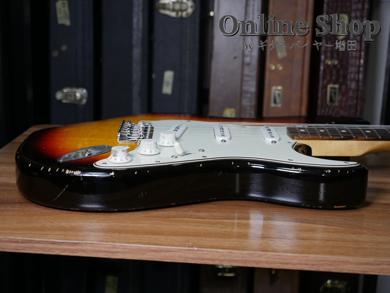 USED 2023s RS Guitarworks Contour Greenguard 3Tone Sunburst "Road Killed"