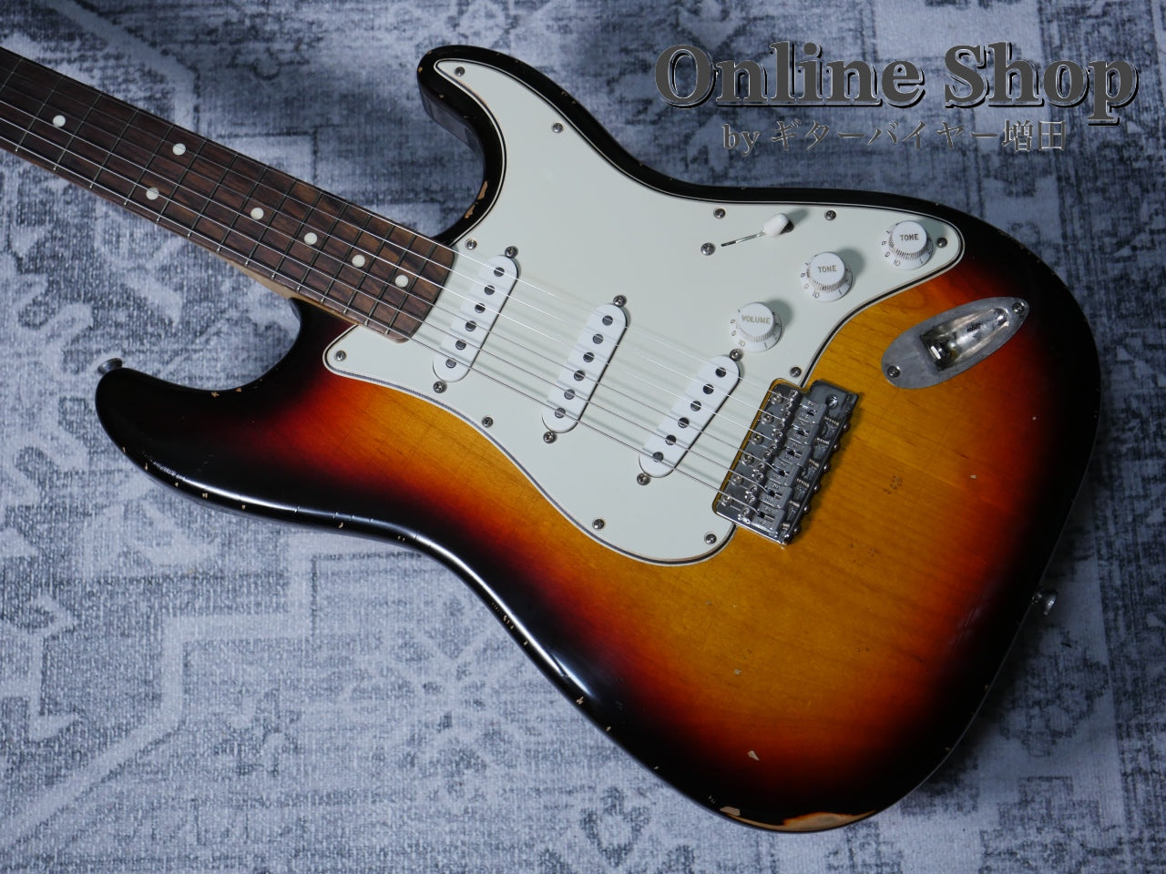 USED 2023s RS Guitarworks Contour Greenguard 3Tone Sunburst "Road Killed"