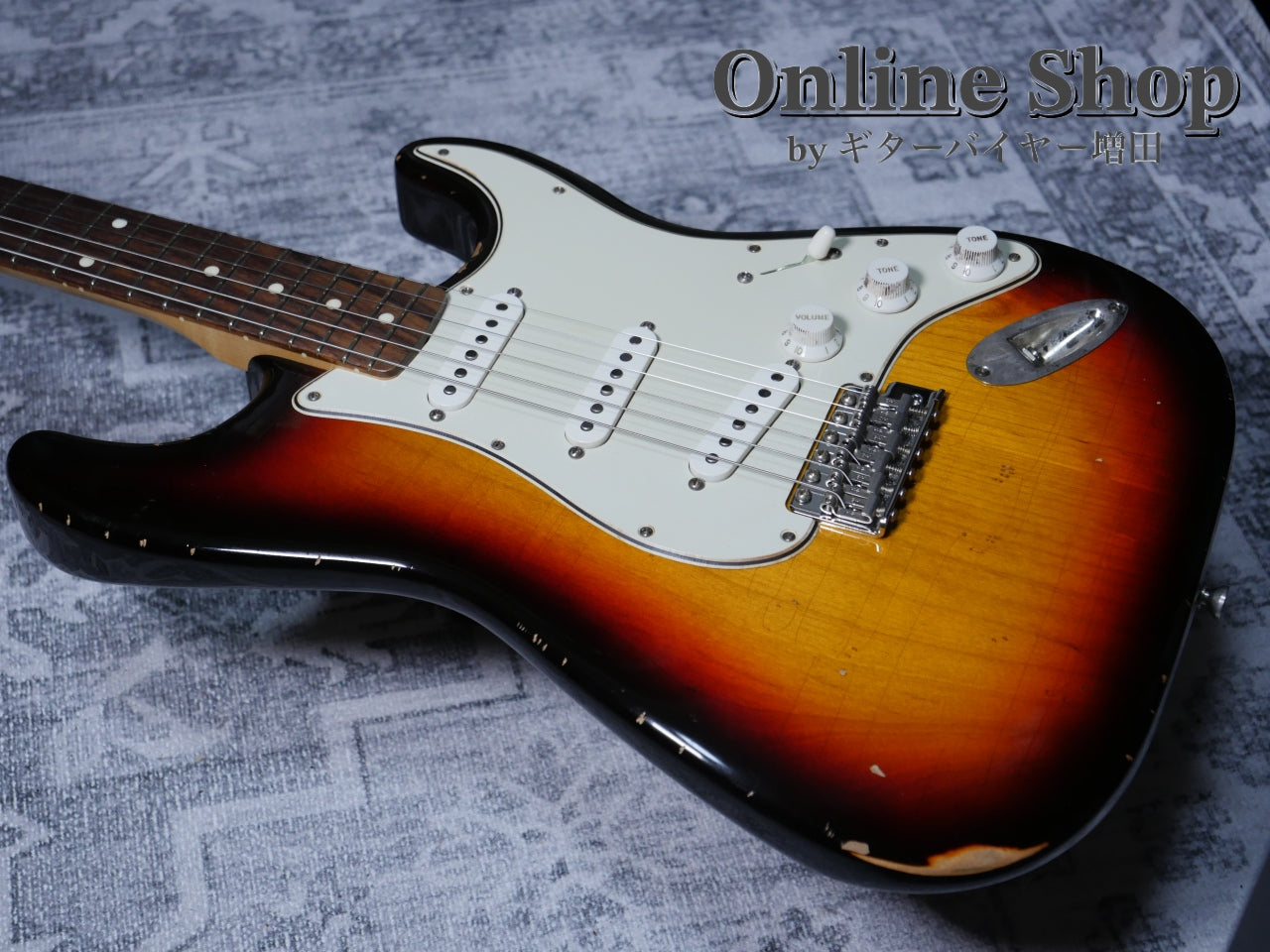 USED 2023s RS Guitarworks Contour Greenguard 3Tone Sunburst "Road Killed"