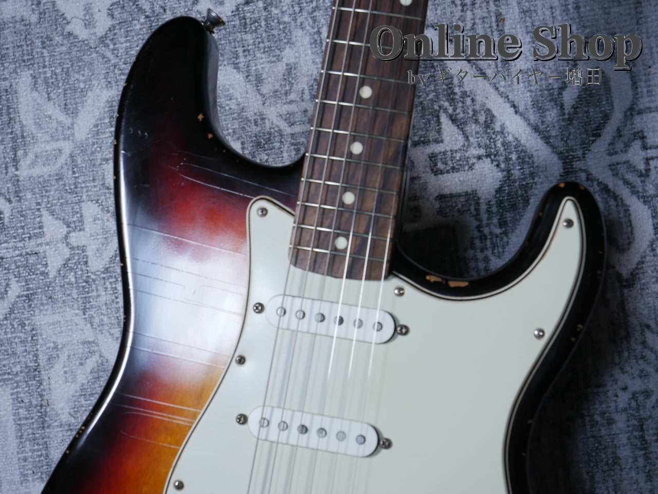 USED 2023s RS Guitarworks Contour Greenguard 3Tone Sunburst "Road Killed"