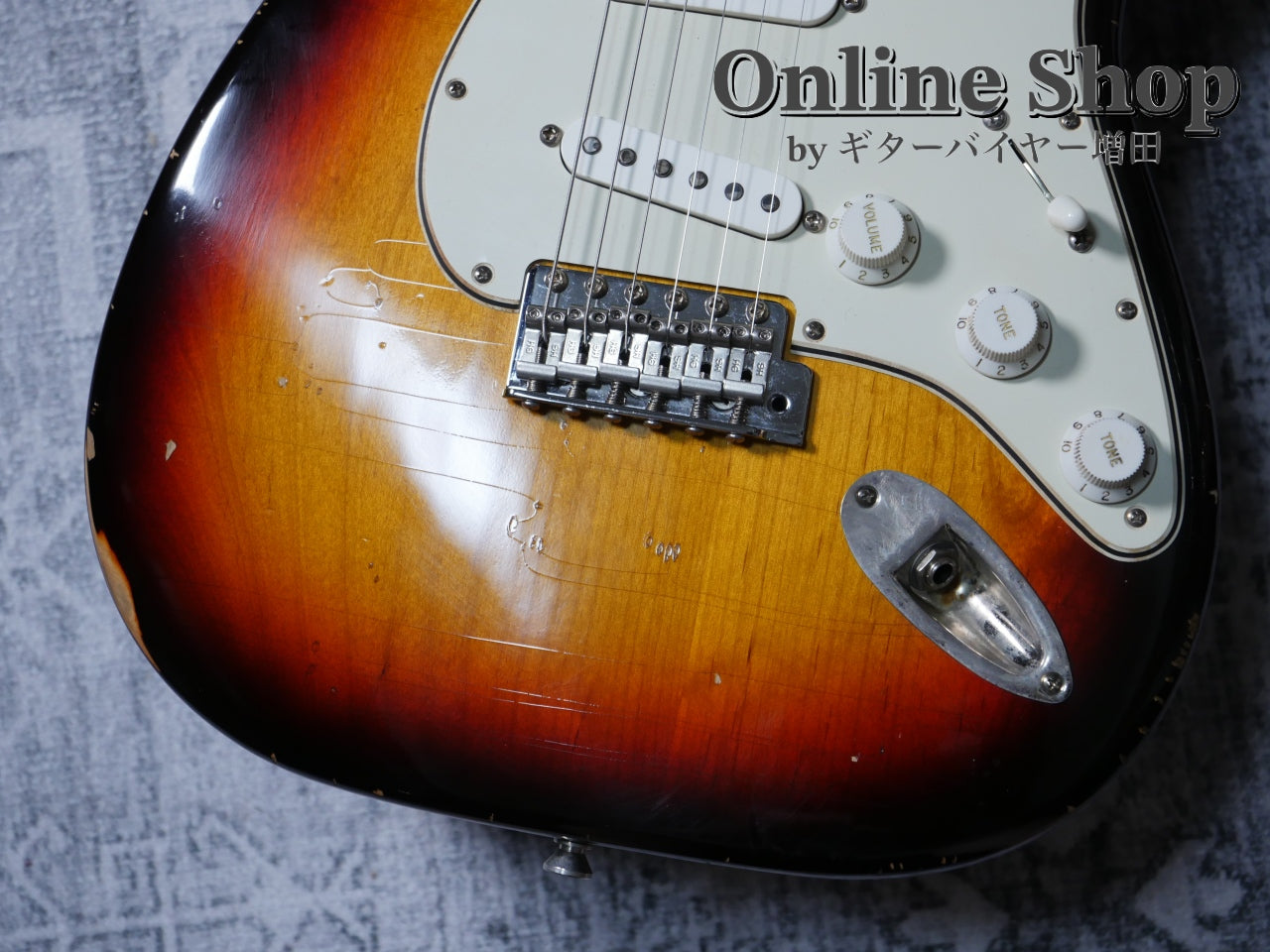 USED 2023s RS Guitarworks Contour Greenguard 3Tone Sunburst "Road Killed"