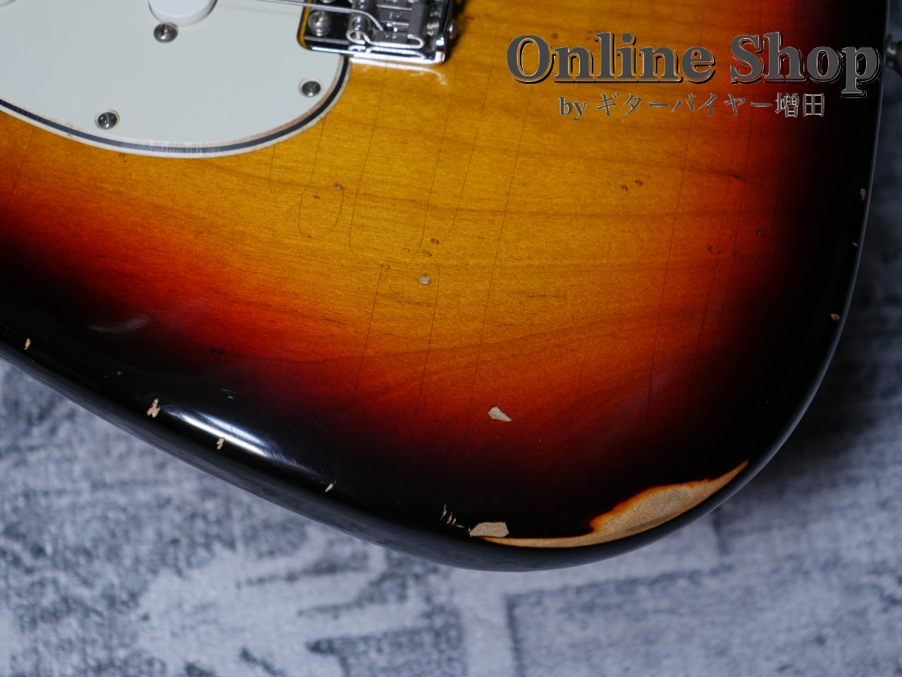 USED 2023s RS Guitarworks Contour Greenguard 3Tone Sunburst "Road Killed"