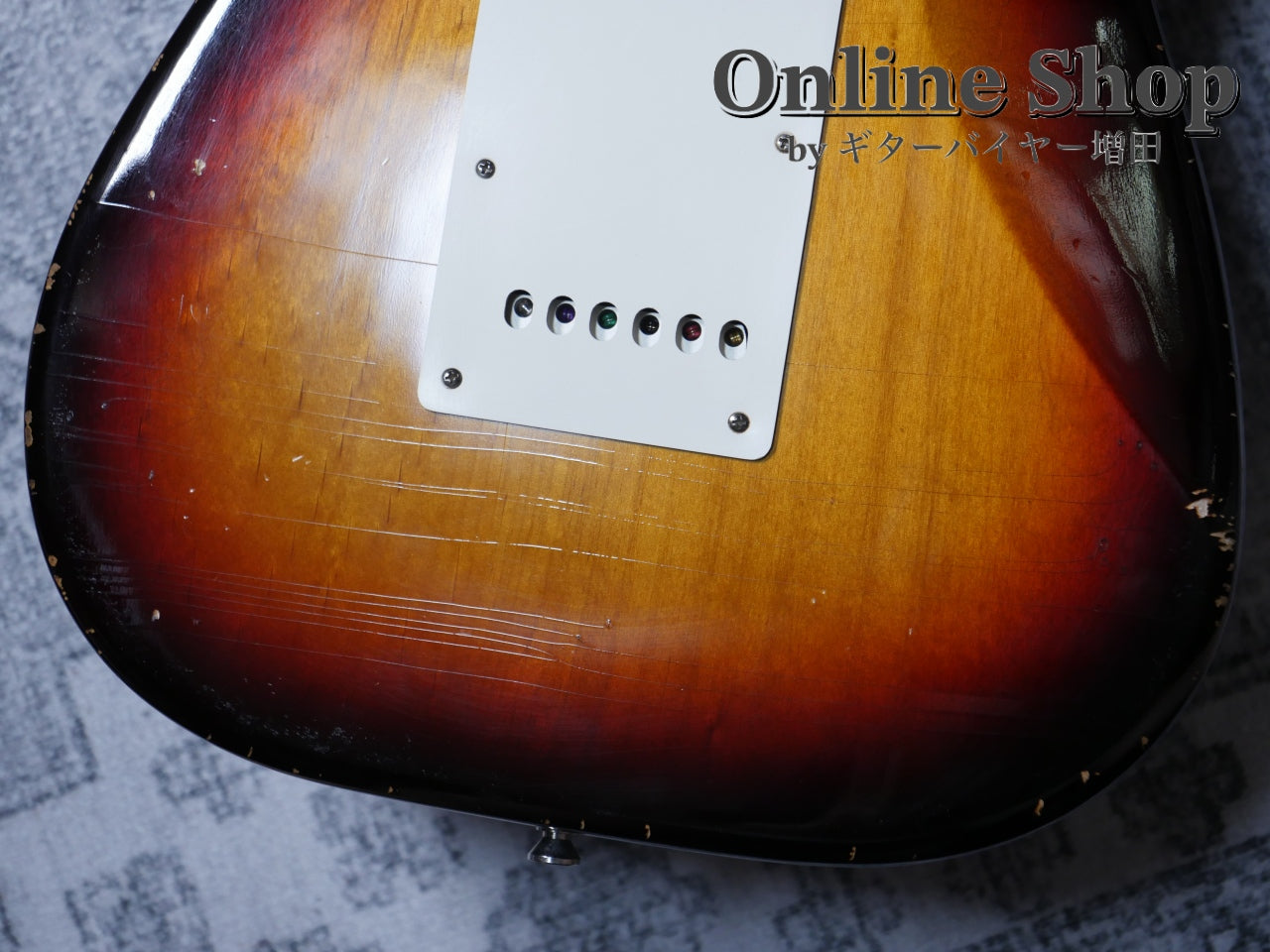 USED 2023s RS Guitarworks Contour Greenguard 3Tone Sunburst "Road Killed"