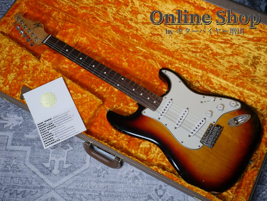 USED 2023s RS Guitarworks Contour Greenguard 3Tone Sunburst "Road Killed"