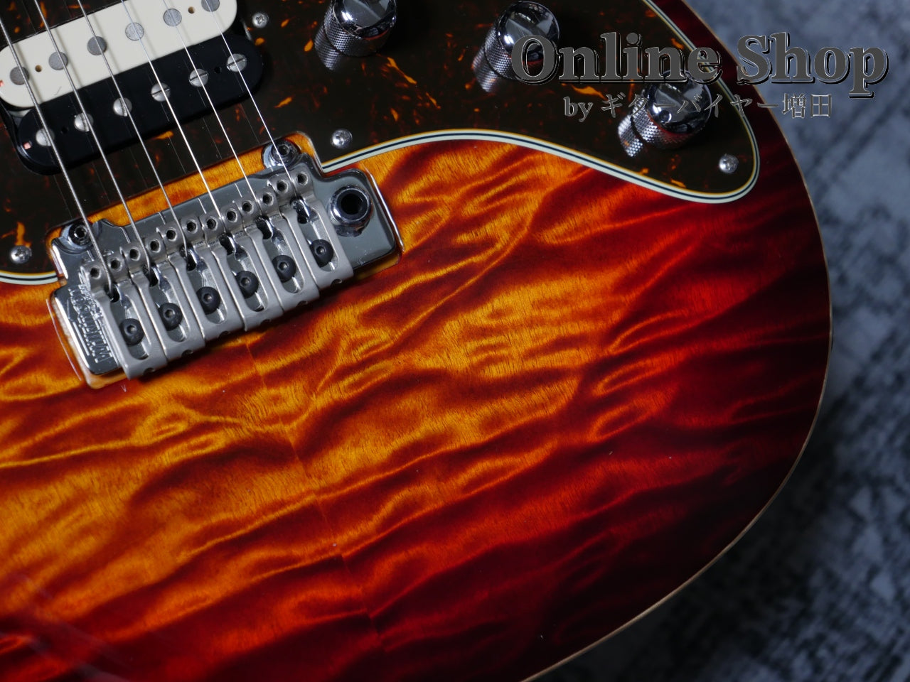 USED 2017 Freedom Custom Guitar Research Hydra 2-Point "Premium Quilt Maple" 日の出(HD)/MH