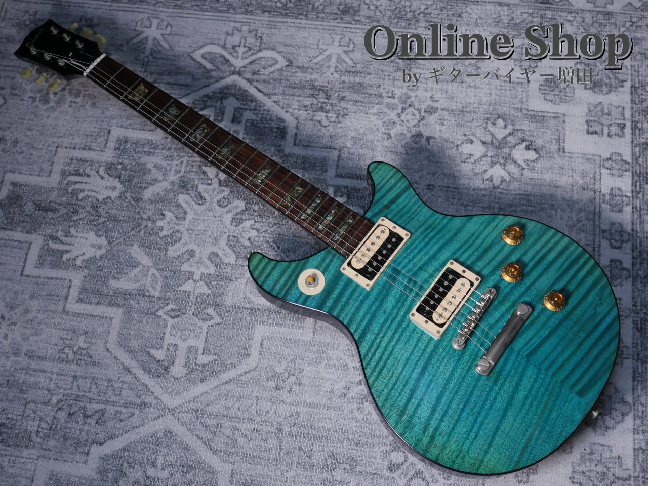 USED 2012s Gibson Custom Shop TAK Matsumoto DC Standard "1st Edition" Aqua Blue #12x
