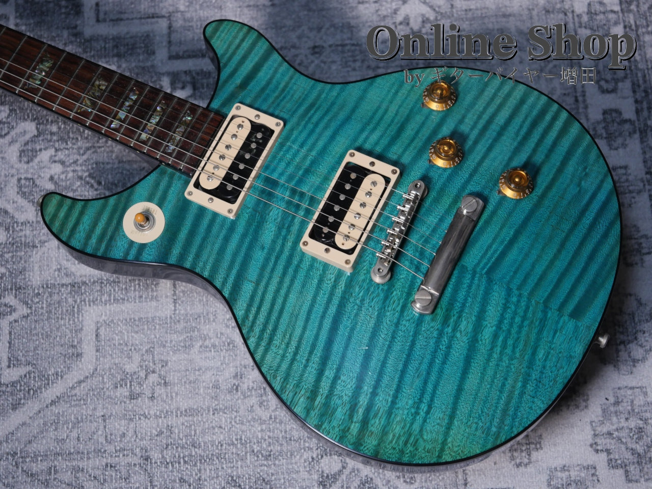 USED 2012s Gibson Custom Shop TAK Matsumoto DC Standard "1st Edition" Aqua Blue #12x