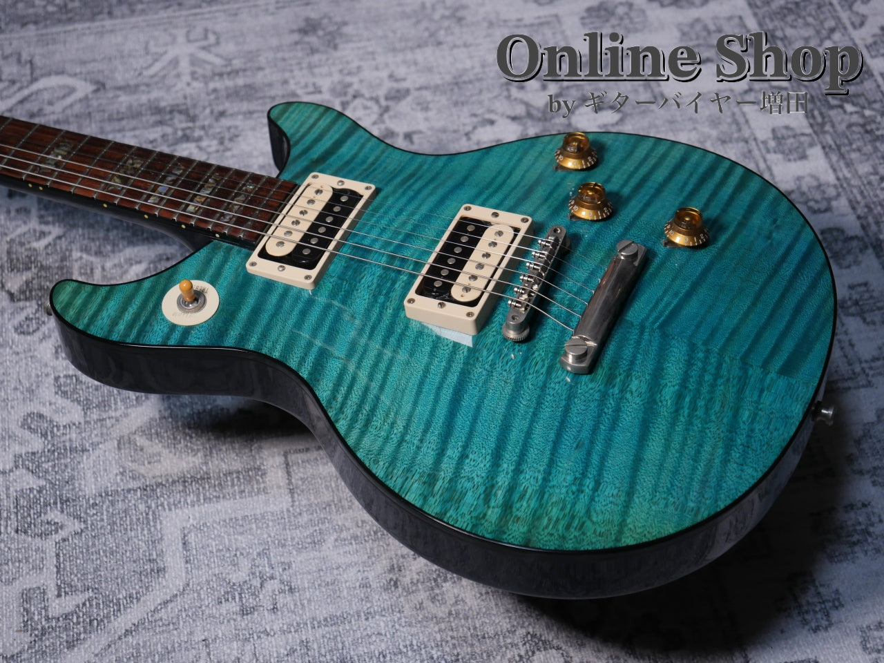 USED 2012s Gibson Custom Shop TAK Matsumoto DC Standard "1st Edition" Aqua Blue #12x