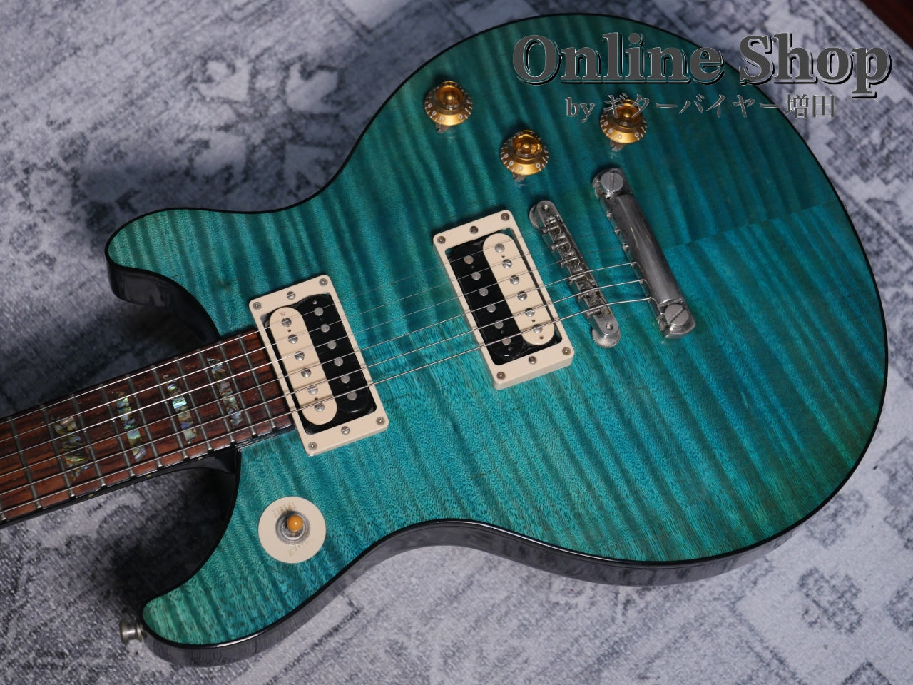 USED 2012s Gibson Custom Shop TAK Matsumoto DC Standard "1st Edition" Aqua Blue #12x