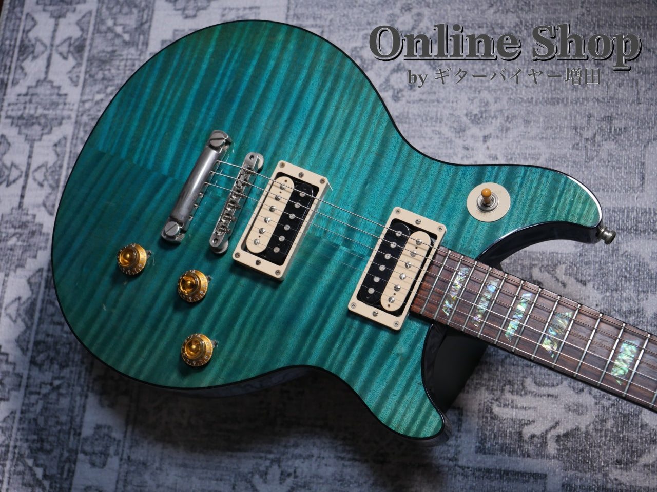 USED 2012s Gibson Custom Shop TAK Matsumoto DC Standard "1st Edition" Aqua Blue #12x