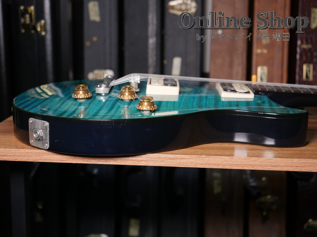 USED 2012s Gibson Custom Shop TAK Matsumoto DC Standard "1st Edition" Aqua Blue #12x