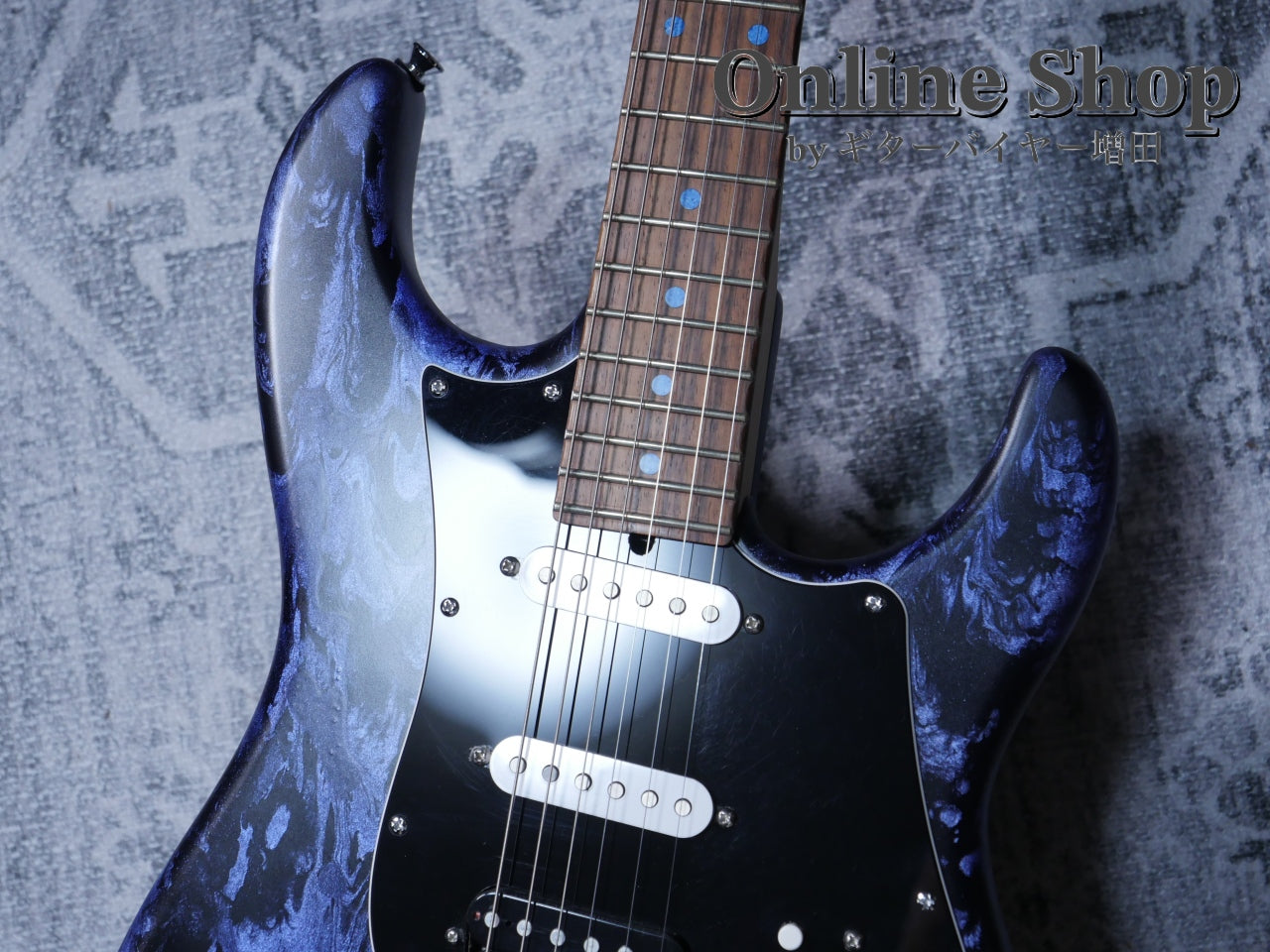 USED 2022 James Tyler USA Studio Elite HD Black Shmear with Royal Blue Tint