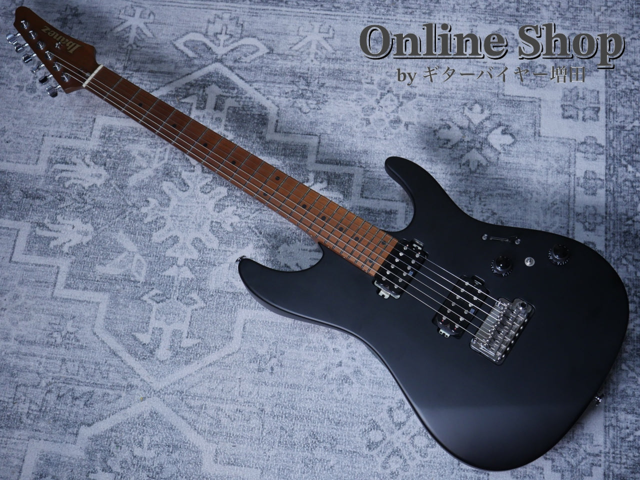 USED 2020 Ibanez Prestige AZ2402 Black Flat