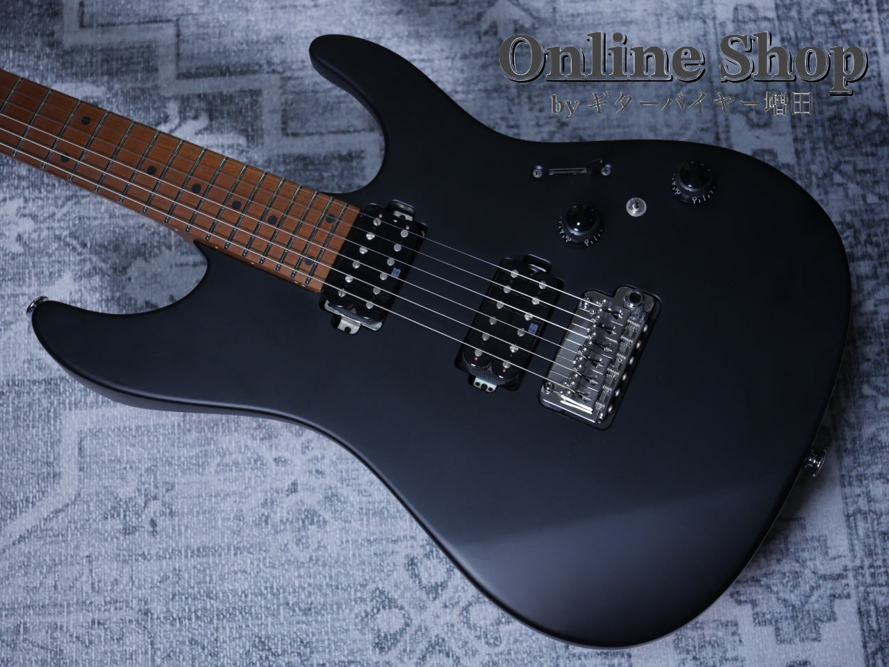 USED 2020 Ibanez Prestige AZ2402 Black Flat