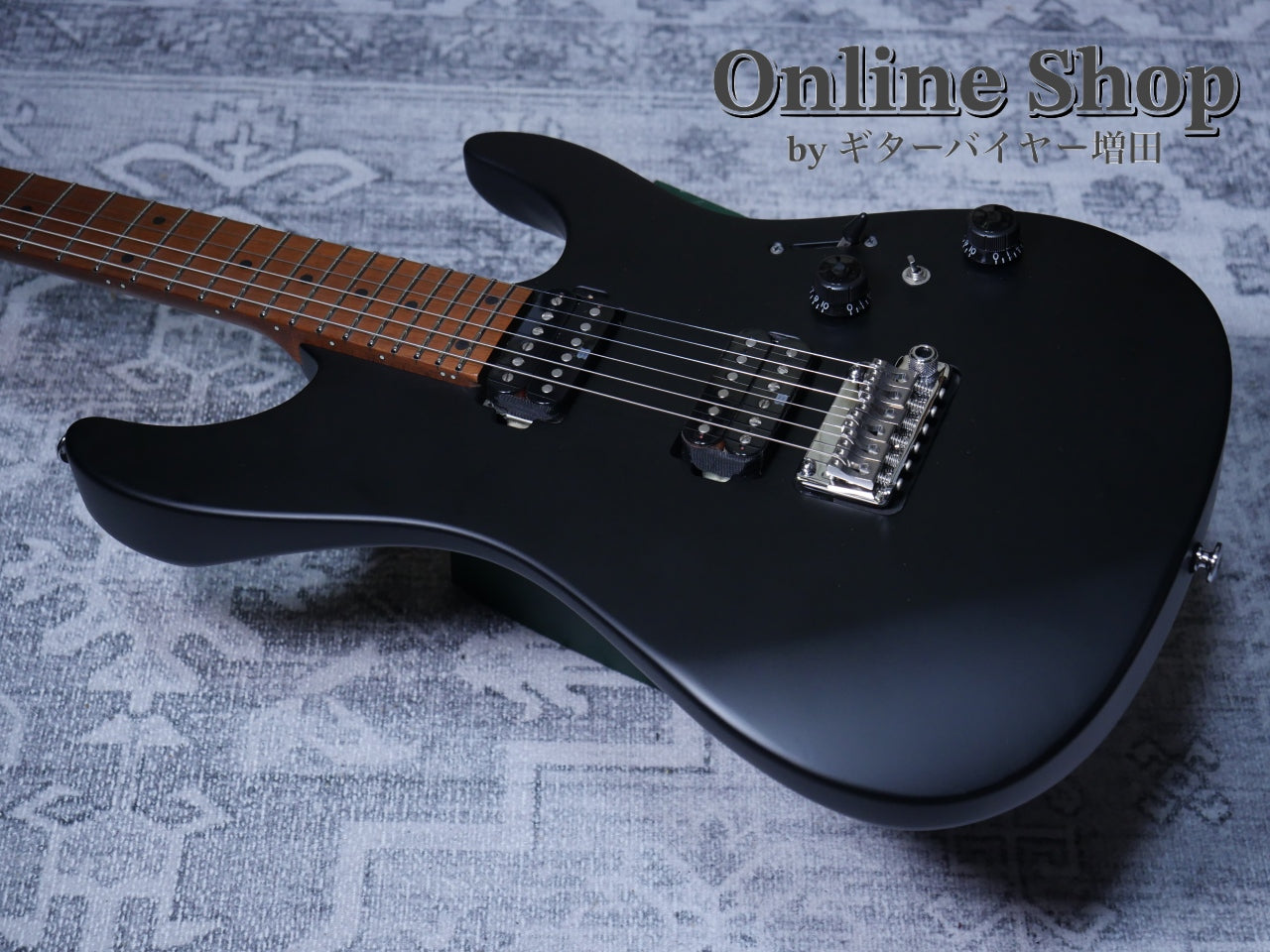 USED 2020 Ibanez Prestige AZ2402 Black Flat