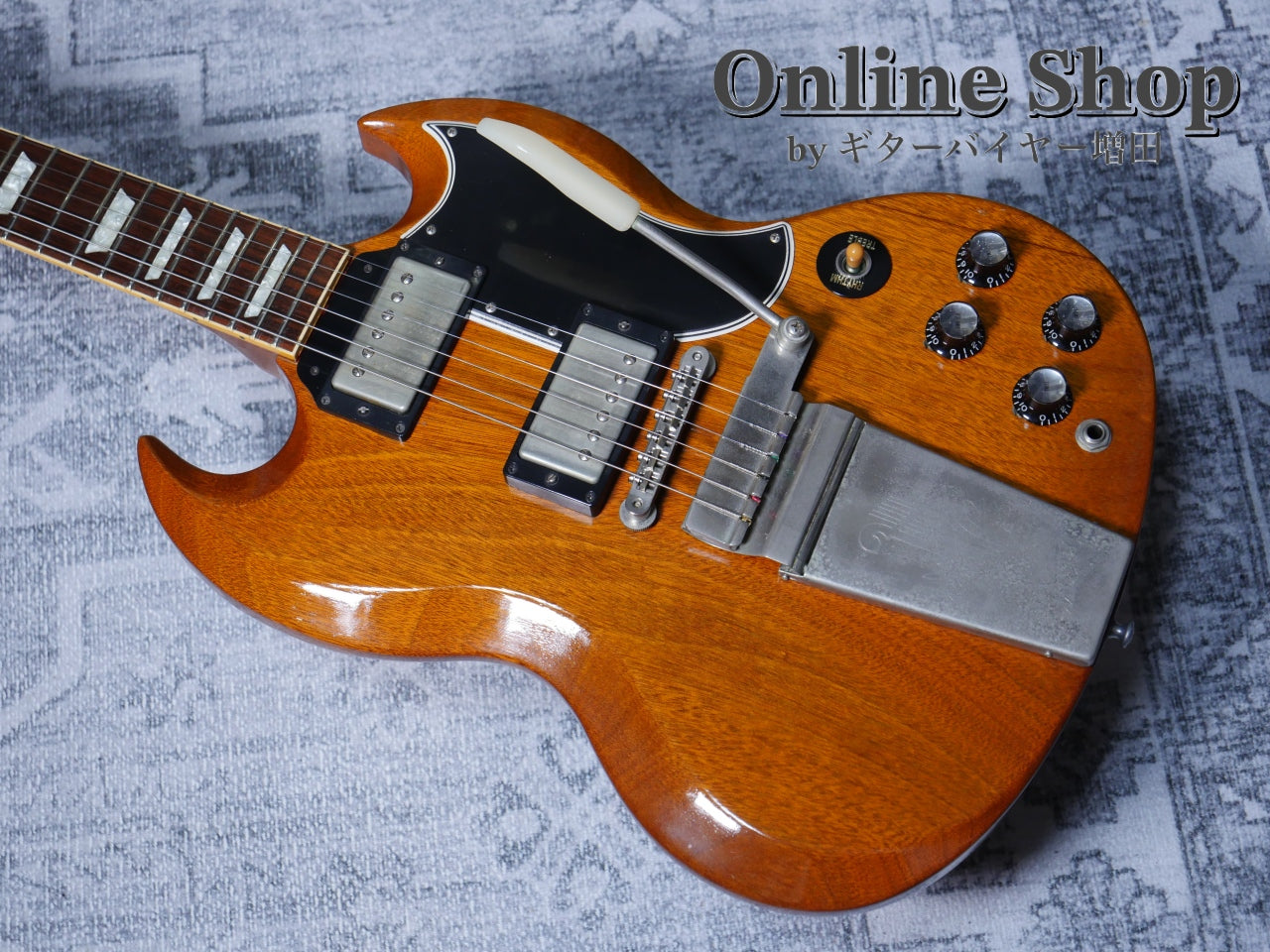 USED 2000 Gibson Custom Shop Historic Collection Les Paul SG Standard Reissue w/ Aged Hardware & Maestro Faded Cherry
