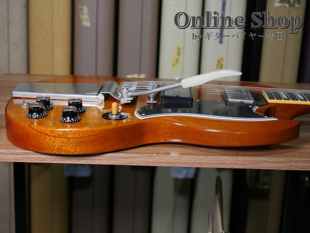 USED 2000 Gibson Custom Shop Historic Collection Les Paul SG Standard Reissue w/ Aged Hardware & Maestro Faded Cherry