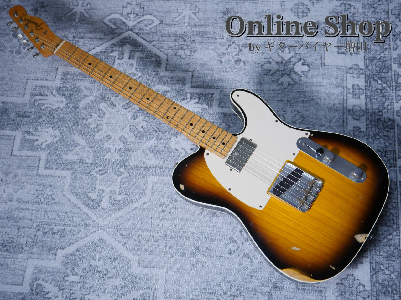 USED 2007 Fender Custom Shop TBC 1959 Custom Esquire Relic 2-Color Sunburst