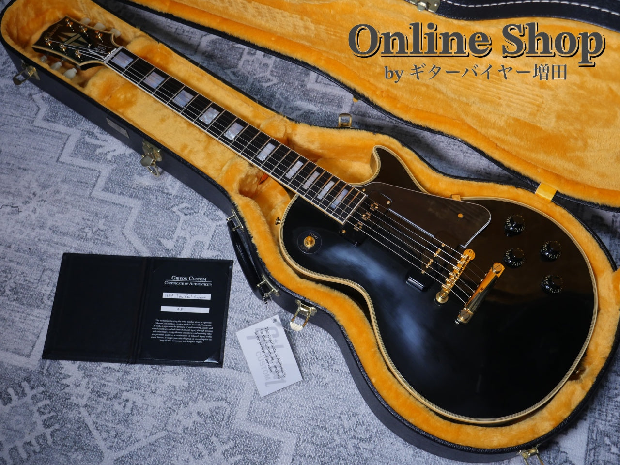 【商談中】USED 2025 Gibson Custom Shop Historic Collection 1954 Les Paul Custom Staple Pickup Reissue VOS Ebony