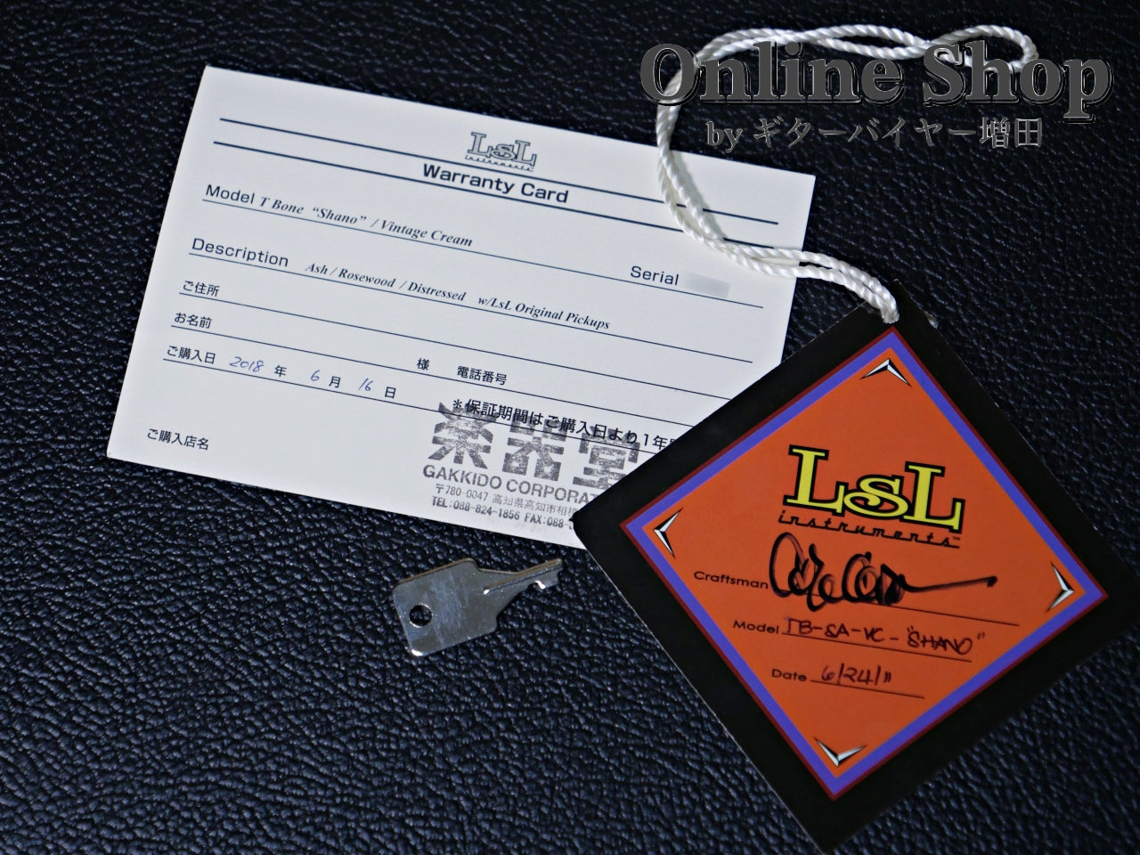 USED LsL Instruments T Bone "Shano" Vintage Cream Distressed