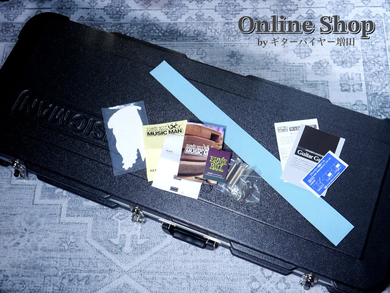 USED 2016 Musicman Axis Balboa Blue Flame