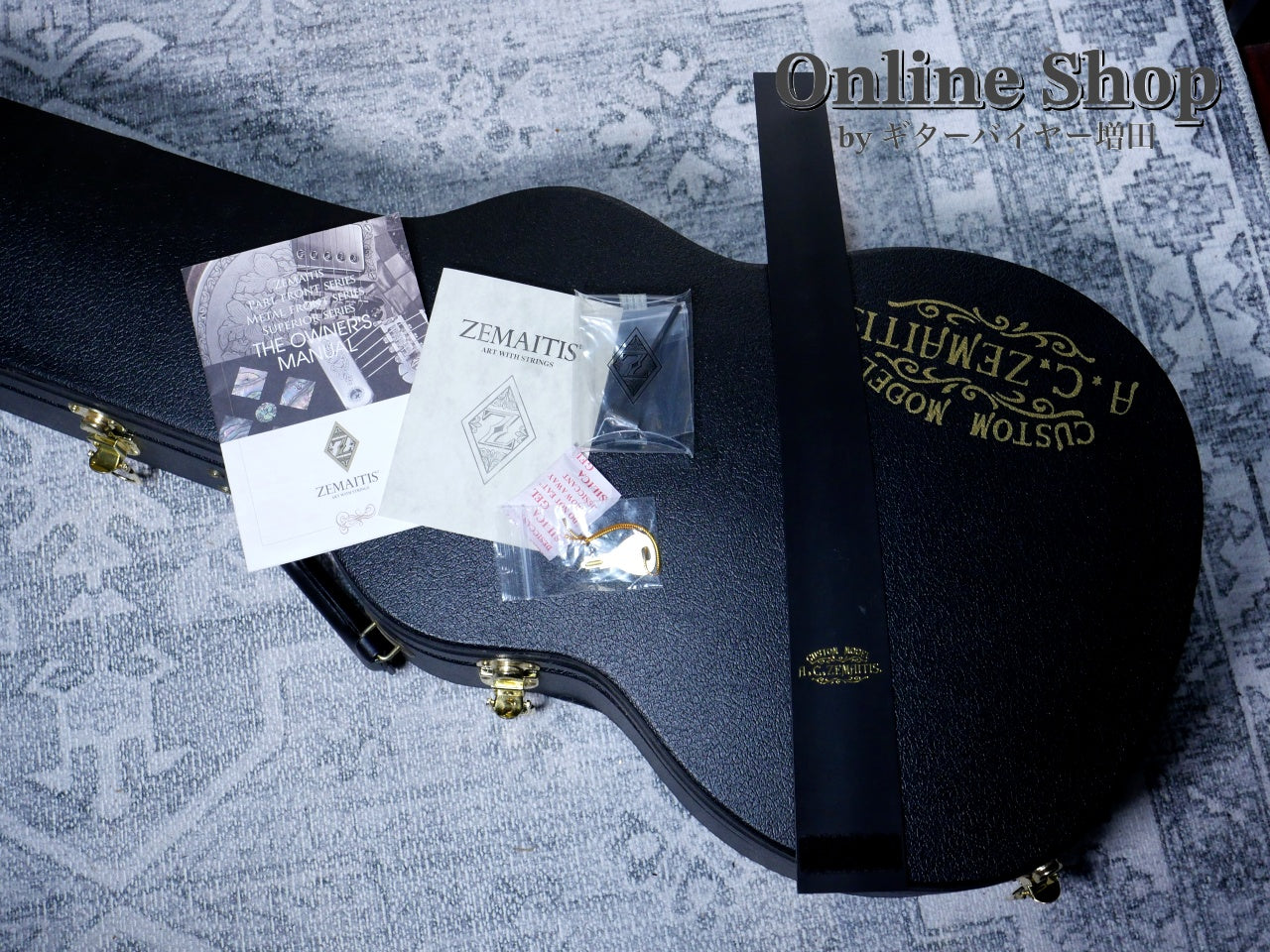 USED 2014 Zemaitis Custom Shop CS24PF Pearl Front "Little Ring"