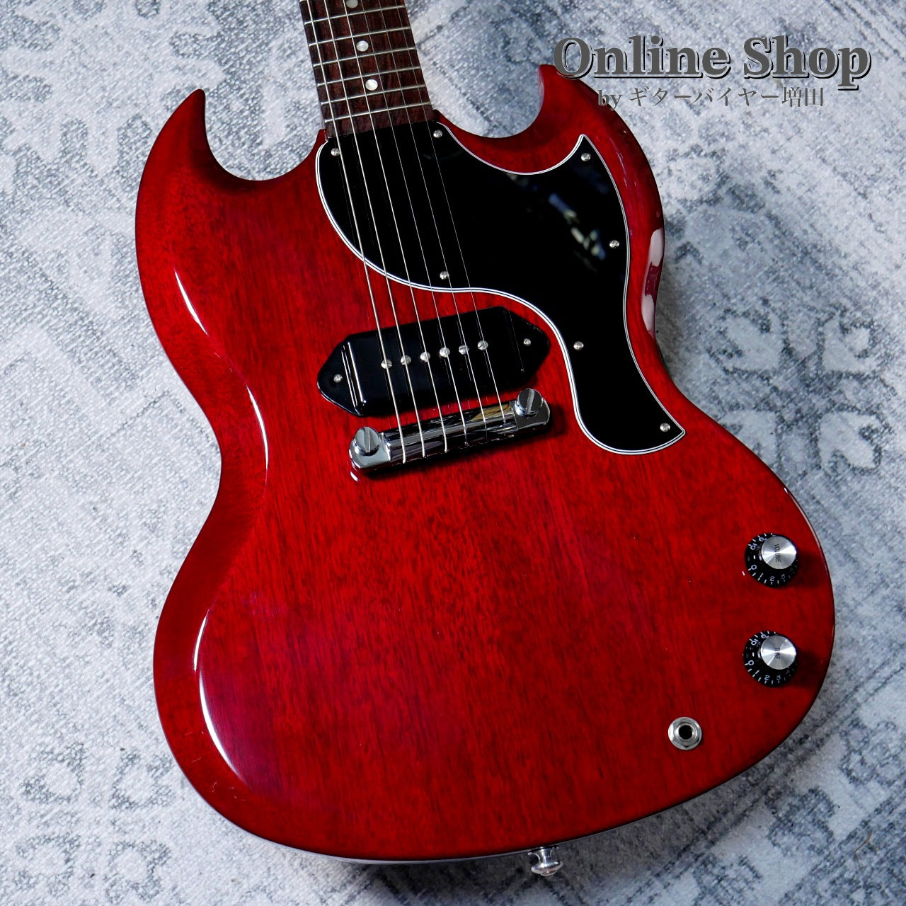 【ジジョバダ♡】専用・赤/緑、各360g≪リクエスト特割特価≫ USED 2016 Gibson Japan Proprietary SG Junior Heritage Cherry