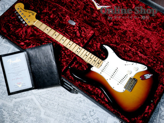 USED 2019 Fender Custom Shop LIMITED EDITION 1969 Stratocaster Journeyman Relic Faded Aged 3-Color Sunburst