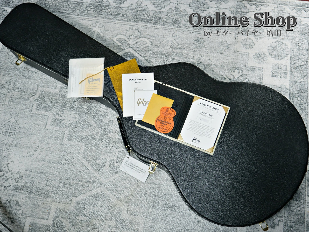USED 2023 Gibson Custom Shop Murphy Lab 1964 Trini Lopez Standard Reissue Ultra Light Aged Ebony