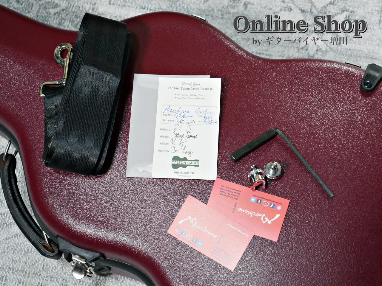 USED 2019 Marchione Guitars 69 Burst "Pre-Columbian Birch Top"