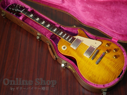 USED 2015 Gibson Custom Shop "True Historic" 1958 Les Paul Reissue Vintage Lemon Burst Vintage Gloss