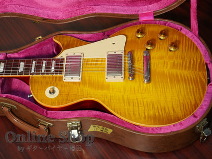 USED 2015 Gibson Custom Shop "True Historic" 1958 Les Paul Reissue Vintage Lemon Burst Vintage Gloss