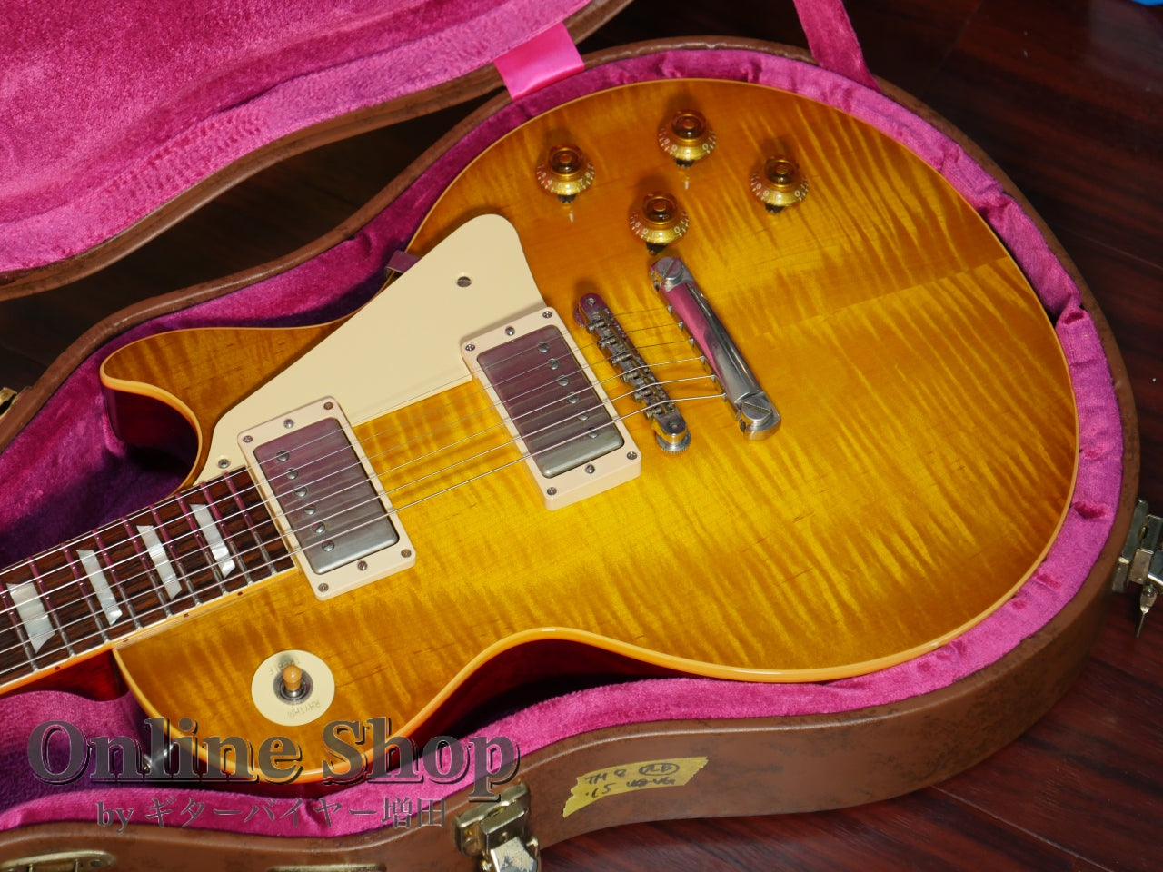USED 2015 Gibson Custom Shop "True Historic" 1958 Les Paul Reissue Vintage Lemon Burst Vintage Gloss