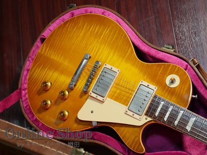 USED 2015 Gibson Custom Shop "True Historic" 1958 Les Paul Reissue Vintage Lemon Burst Vintage Gloss