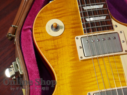 USED 2015 Gibson Custom Shop "True Historic" 1958 Les Paul Reissue Vintage Lemon Burst Vintage Gloss