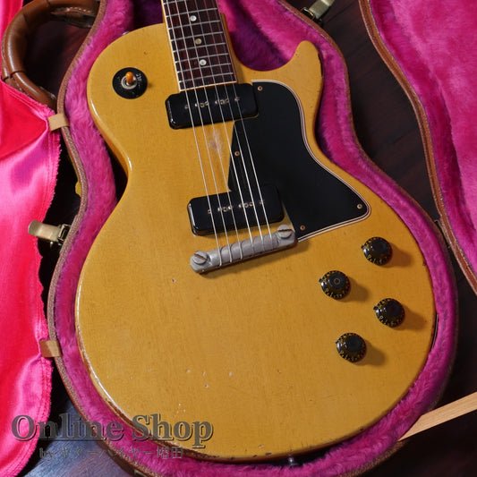 VINTAGE 1957 Gibson Les Paul Special Limed Mahogany "TV Yellow"