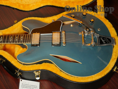 USED 2022 Gibson Custom Shop Historic Collection 1964 Trini Lopez Standard Reissue w/Bigsby Antique Pelham Blue Vintage Gloss