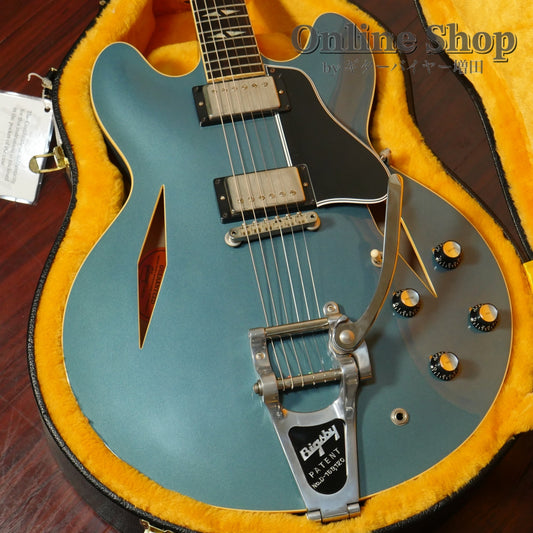 USED 2022 Gibson Custom Shop Historic Collection 1964 Trini Lopez Standard Reissue w/Bigsby Antique Pelham Blue Vintage Gloss