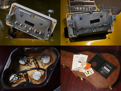 USED 2014 Gibson Custom Shop Historic Collection 1957 Les Paul Goldtop Reissue Antique Gold / Dark Back VOS