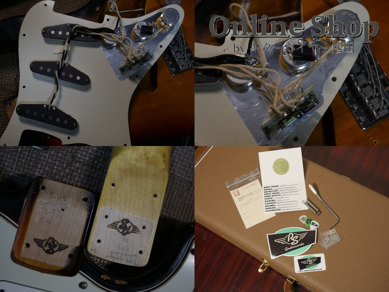 USED 2023s RS Guitarworks Contour Greenguard 3Tone Sunburst "Road Killed"