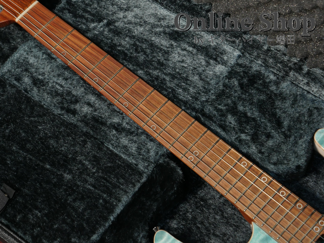 USED 2022 Schecter Exceed EX-5B-24-CTM-VTR 5A Quilted Maple & Pau Ferro Neck Calibean Blue / Trans White
