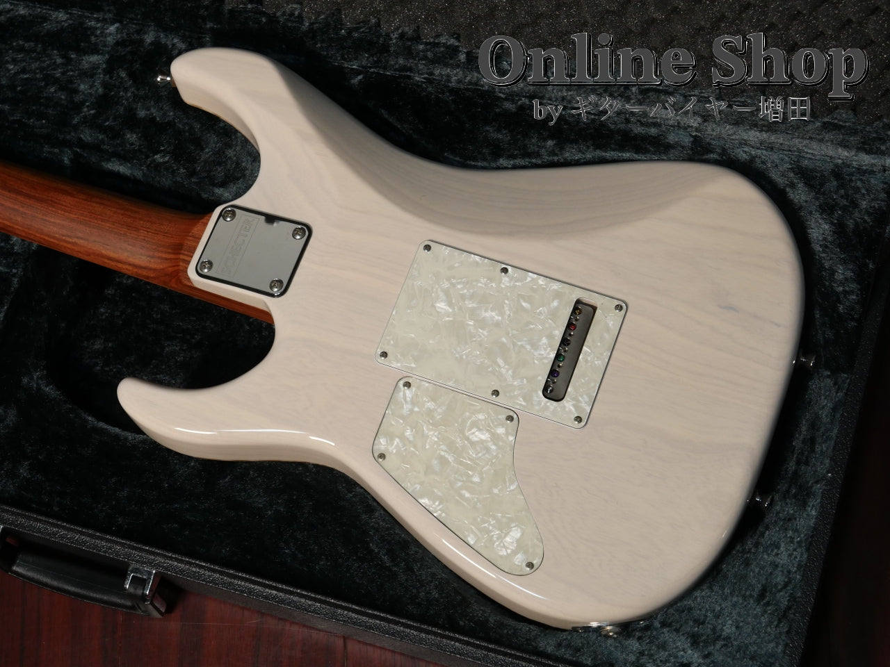 USED 2022 Schecter Exceed EX-5B-24-CTM-VTR 5A Quilted Maple & Pau Ferro Neck Calibean Blue / Trans White