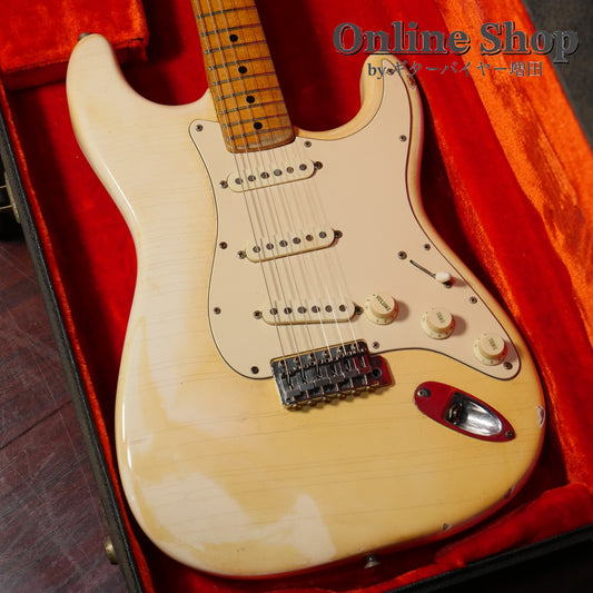 VINTAGE 1972 Fender Stratocaster Olympic White / Maple