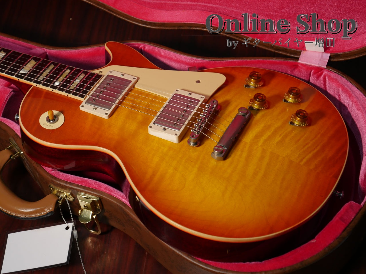 USED 2021 Gibson Custom Shop Historic Collection 1959 Les Paul Standard Reissue Washed Cherry Burst VOS