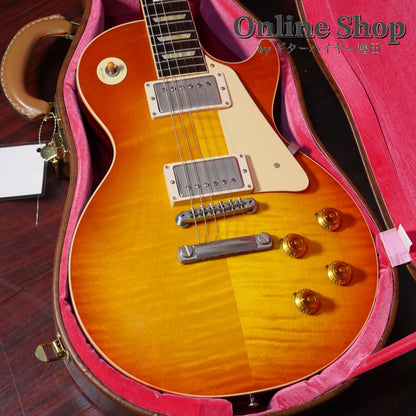 USED 2021 Gibson Custom Shop Historic Collection 1959 Les Paul Standard Reissue Washed Cherry Burst VOS