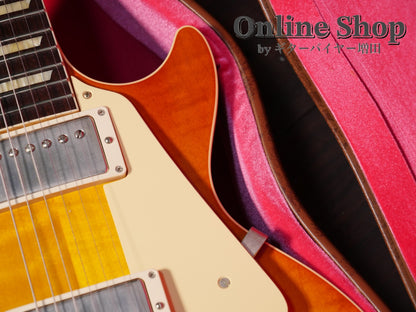 USED 2021 Gibson Custom Shop Historic Collection 1959 Les Paul Standard Reissue Washed Cherry Burst VOS